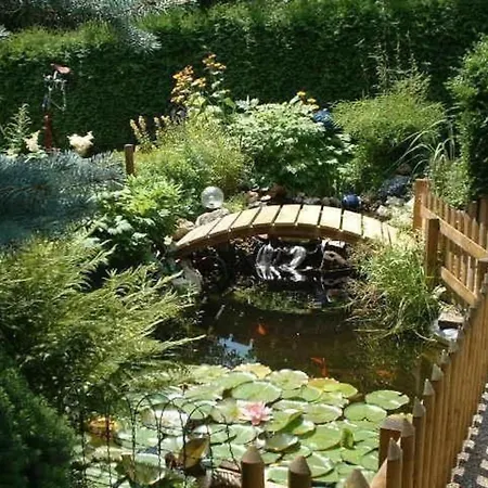 Grosszuegige Fuer 5 Personen Mit Ueberdachter Terrasse Und Wundervollem Garten Mit Koi-teich In Waldnaehe *