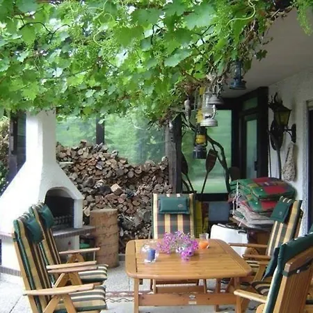 Grosszuegige Fuer 5 Personen Mit Ueberdachter Terrasse Und Wundervollem Garten Mit Koi-teich In Waldnaehe * Marktredwitz